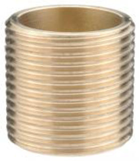 Picture of BF531 brass long running nipple 3/4"x 100mm"