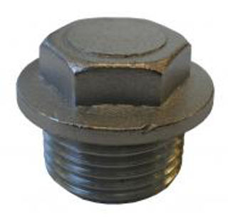 Picture of BF290 brass flanged plug - chrome 1/2"