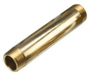 Picture of BF531L brass long barrel nipple 1/2"x 3"