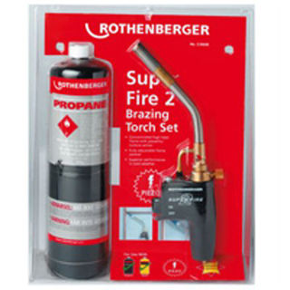 Picture of Rothenberger Quick Fire Torch Set C/W Mapp Gas Cylinder