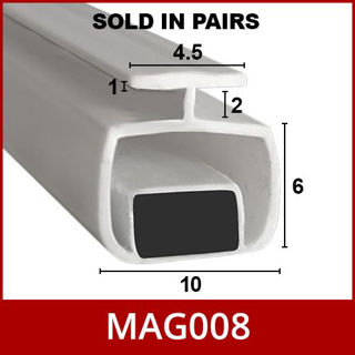 Picture of 2 Metre Magnetic Door Channel seal