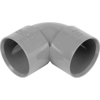 Picture of 50mm Solvent Knuckle 90 Deg Bend Solvent Grey