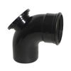 Picture of 110Mm 90° Single Socket Access Bend Pushfit Black