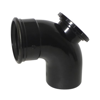 Picture of 110Mm 90° Single Socket Access Bend Pushfit Black